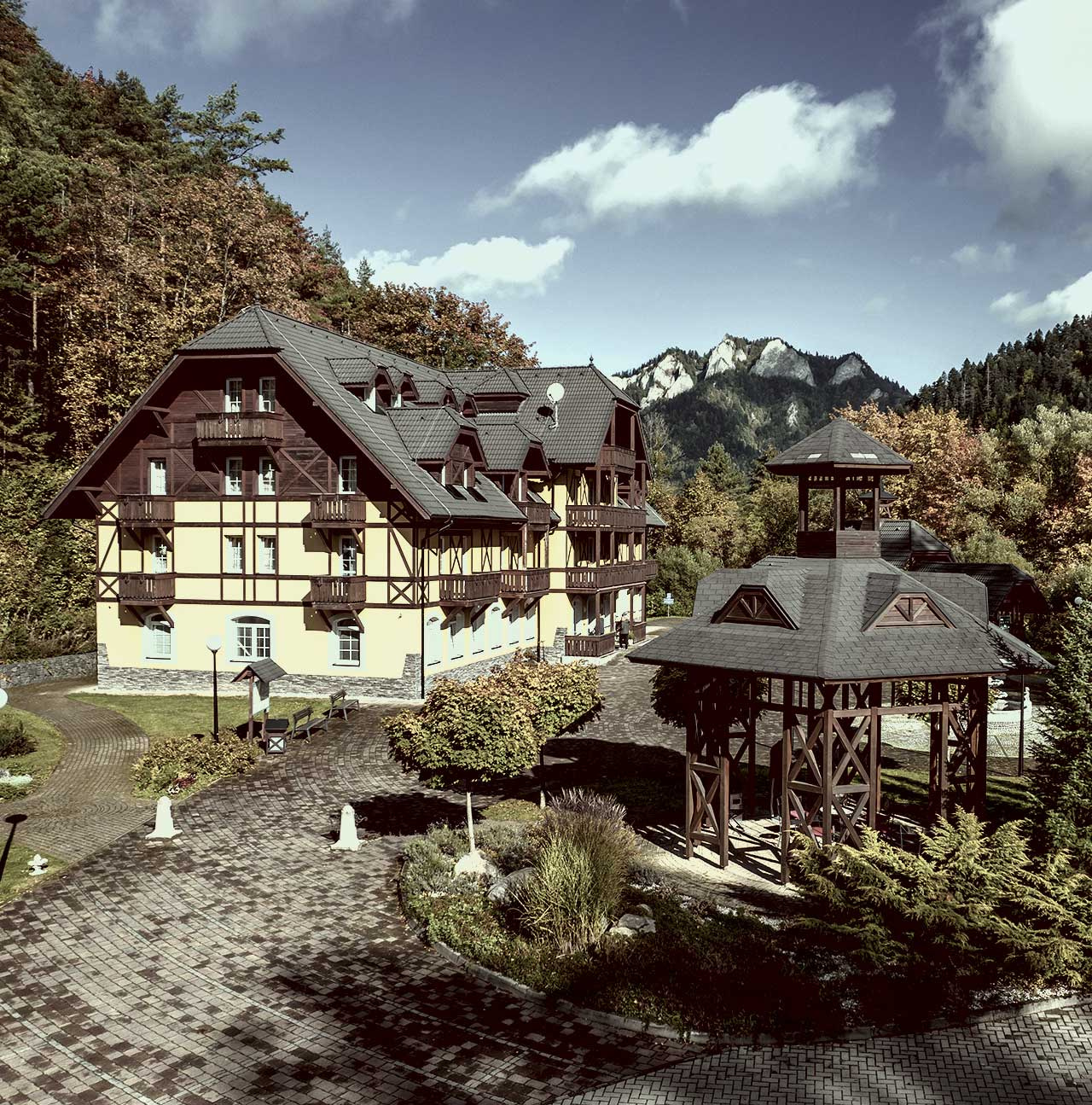 Wellness hotel s dušou Pienin