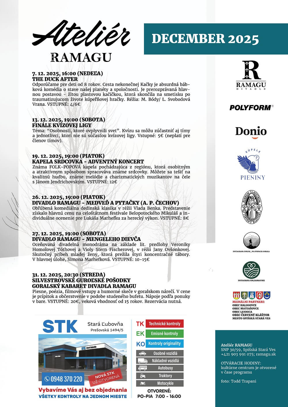 Podujatia v Ramagu Ateliéri