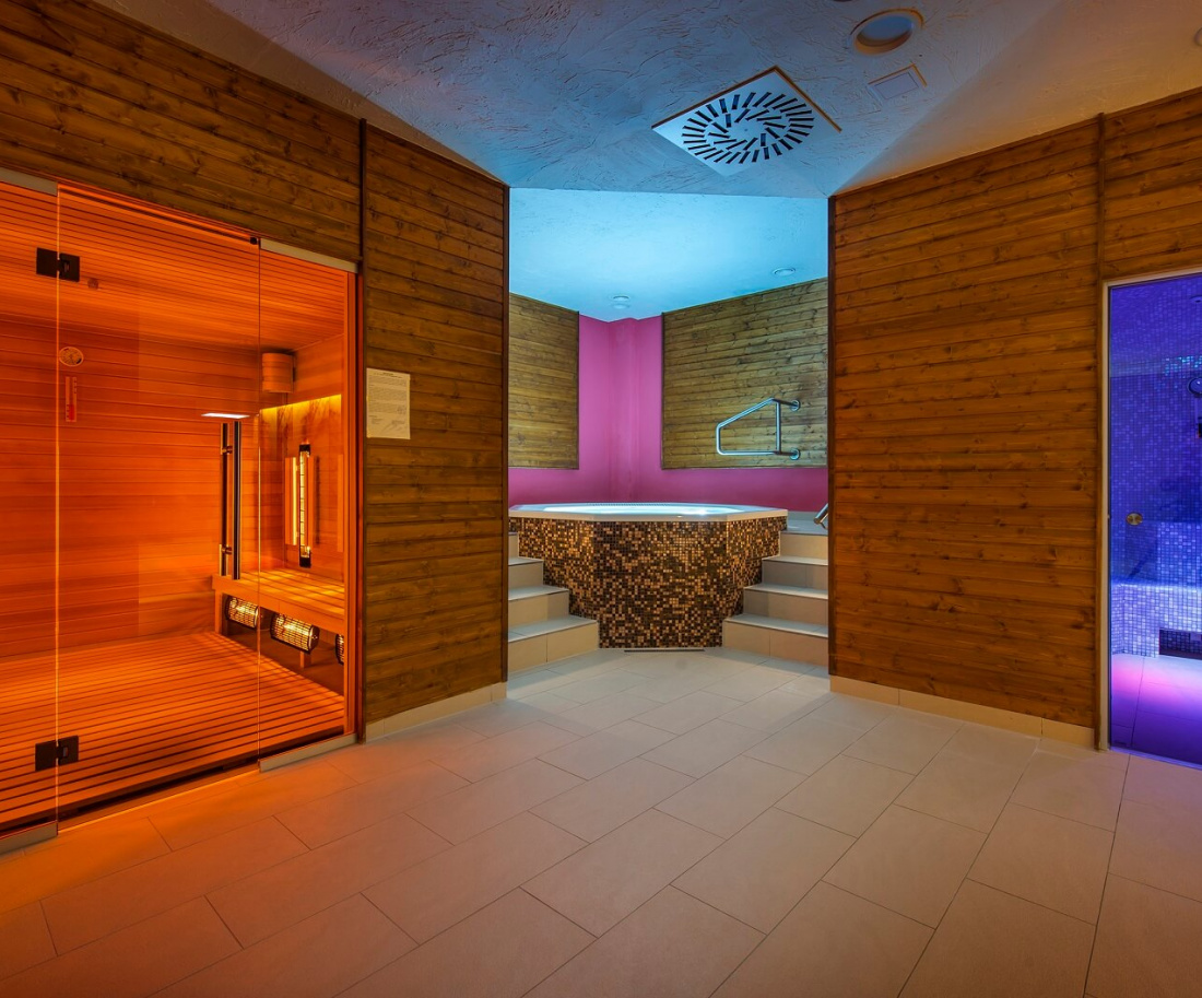 Saunová časť